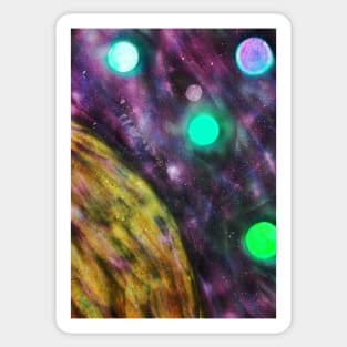 Airbrush Space Environment Sticker